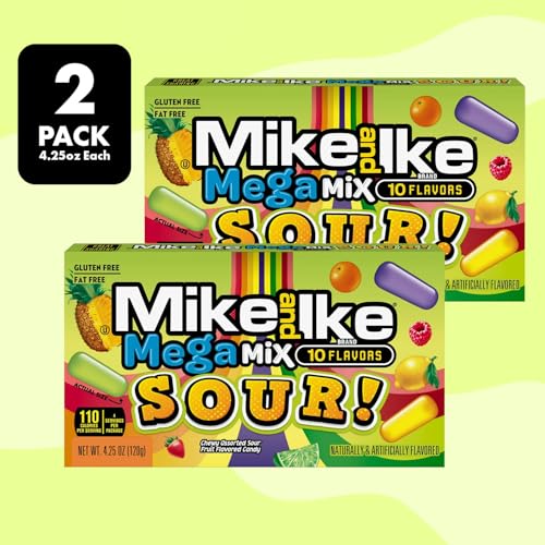 Mike and Ike Mega Mix Sour Candy, 2 Pack miniatura 3