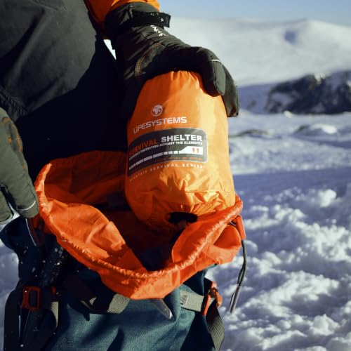 Lifesystems Notfall-Unterstand für Wandern und Bergsteigen, 2 Personen – Ansicht 5