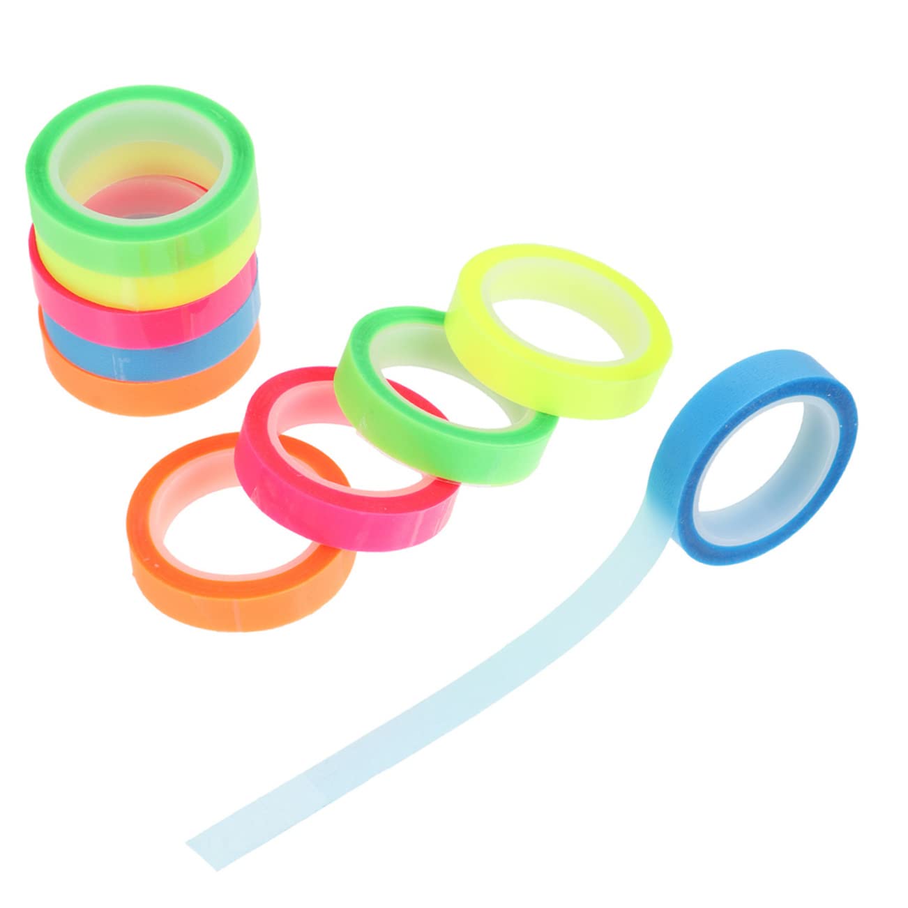 NUOBESTY 100rollen Wasserdichte Selbstklebende Transparente Highlight-tapes Praktische Seitenmarker Für Schule Büro Und Notizen