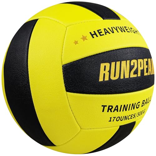 Ballon Entraînement Volley RUN2PEAK 10oz Taille 5 - 7