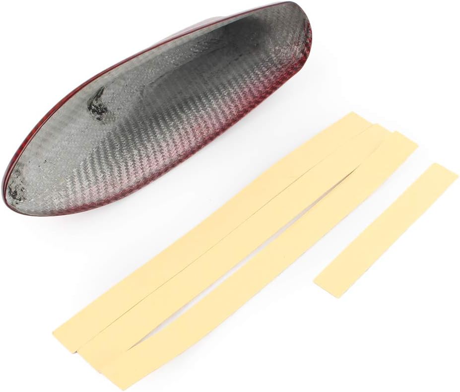 Carbon Fiber Auto Car Shark Fin Antenna Cover Cap Trim for Toyota 86 56 for Subaru BRZ Red/Black(Black)