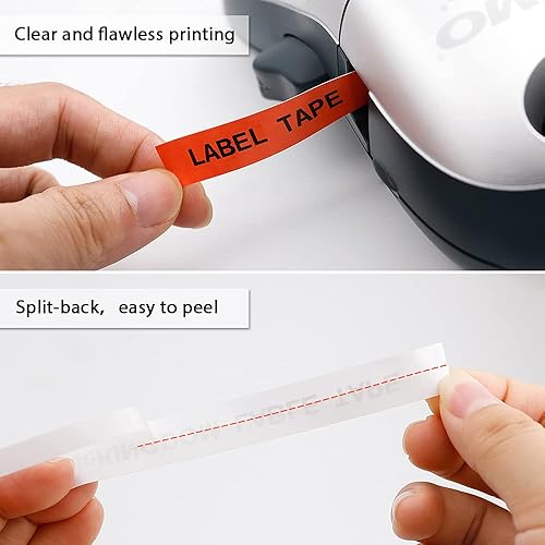 Miniatura 3 de 3 unidades blancas + 3 amarillas compatibles con Dymo Letratag Label Maker para Dymo LT-100T LT100H Puls Label Maker