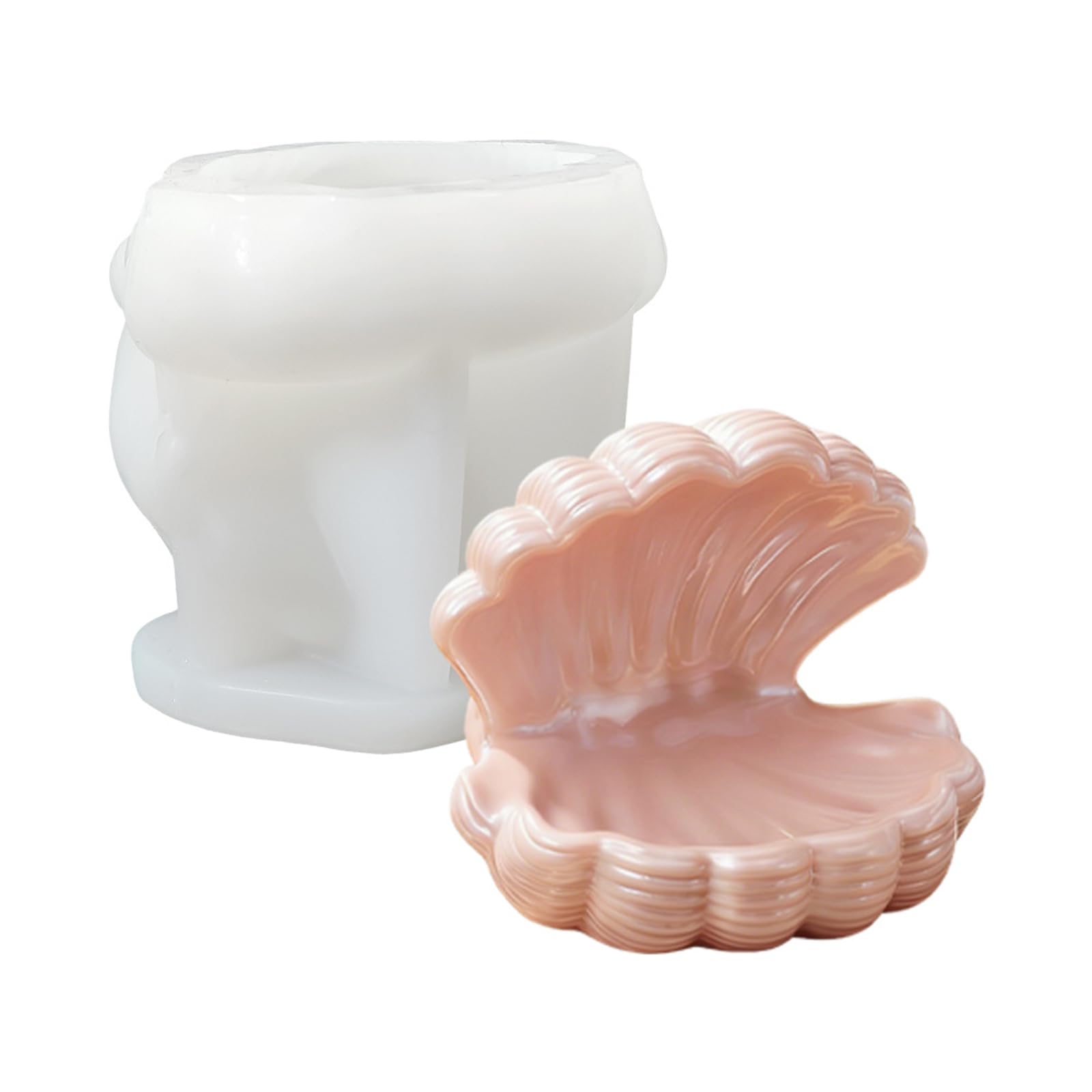 Tsophreniq Shell Resin Tray Mold Easy Demolding for Casting Making Jewelry Tray Gypsum Decoration Silicone Shell Mold