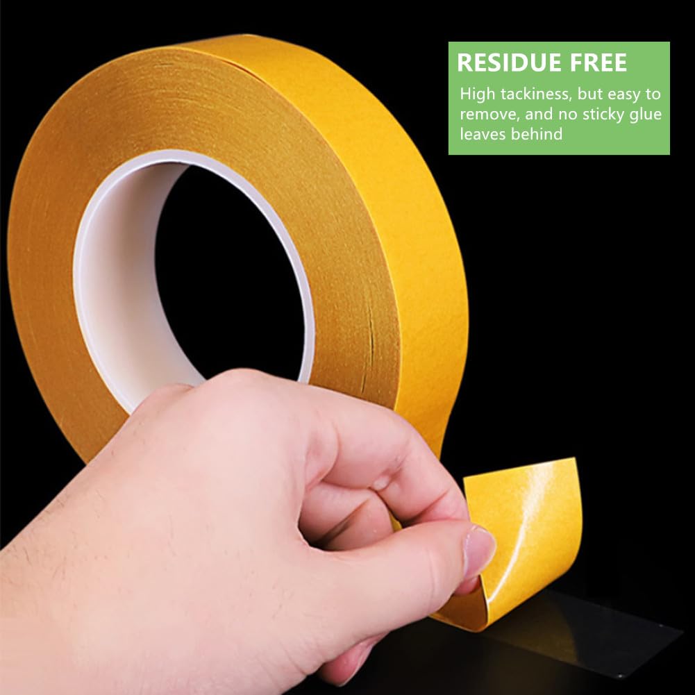 SICCOMA Ultra-Thin Double Sided Tape – 1 Inch X 82 Feet – Perfect For LED Strips, Screen Repair & Crafts - View #3