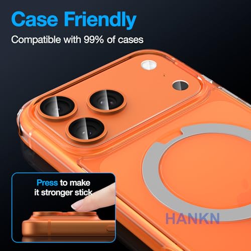 Camera Lens Tempered Glass Metal Protector for iPhone 17 Pro Max, Orange - image 7
