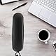 Wand-/Tischtelefon, TC 990 ABS Schwarz, Tischmontage, Wandmontage, Dual-Desktop-Telefon für Anrufe, Schnurgebundene Telefone für Hotelzimmer, Familie, Aufzug, Badezimmer, Stabil
