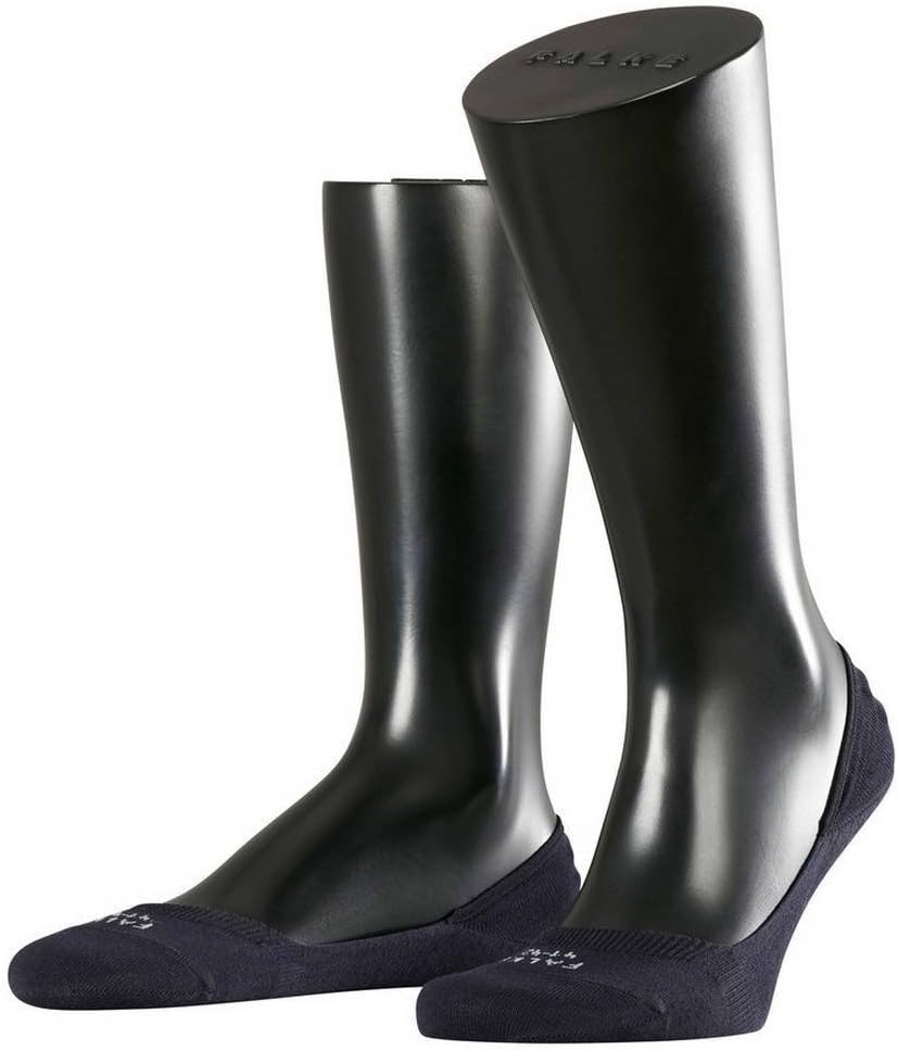FALKE Men's Cool 24/7 No Show Socks, Breathable, Cooling Effect, Cotton, Low Cut, Non Slip Heel Grip, Colorful