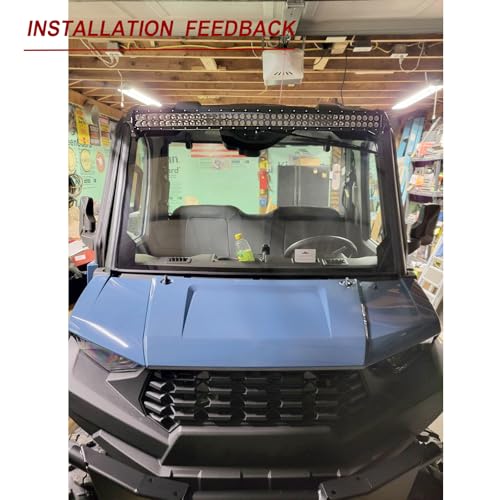 Image of Wsays UTV Side Mirrors Door Mounted Compatible with Polaris Ranger XP 1000 / SP 570 / Crew /Northstar /Commercial Pro XD 2018-2026 (ONLY FOR FULL DOORS)