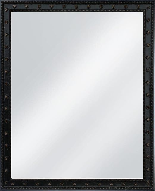 Frame Company Sienna Range Black Ornate Flower Wooden Mirror A4