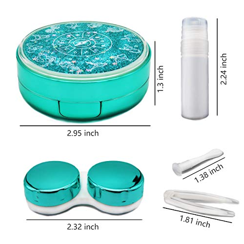 image for Vastsoon Contact Lens Case, Cute Travel Size Eye Colored Contacts Lens