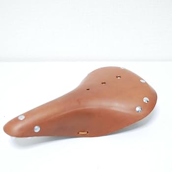 Amazon | レザー サドル 革製 サドル ブラウン 色 brooks風