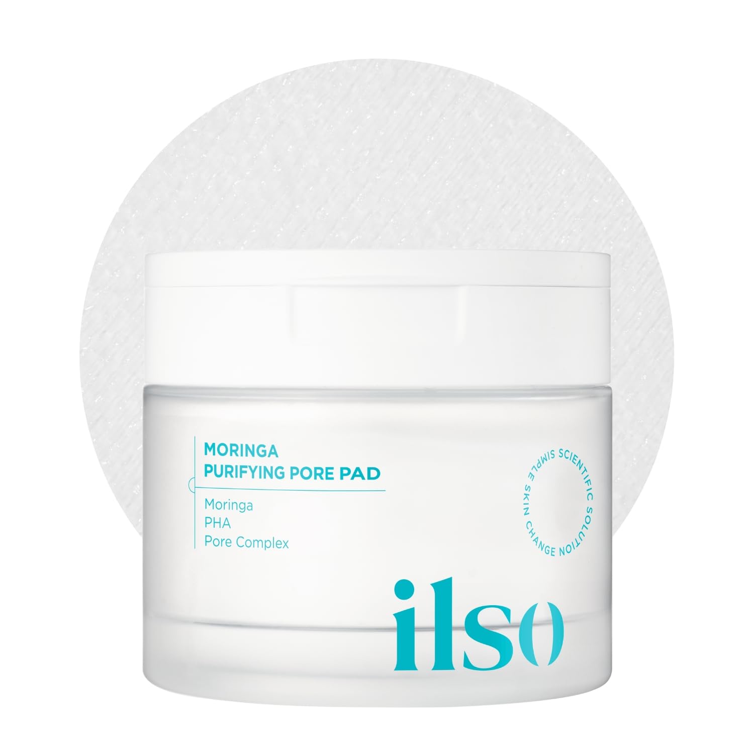 ilso Moringa Pore Purifying Pad, Tightens Pores - Korean Pads, 60 Pads - 160 ml