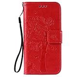 Das Seil kann an der Hand aufgehängt werden, das Brieftaschen-Design bietet reichlich Platz für Karten und Bargeld.