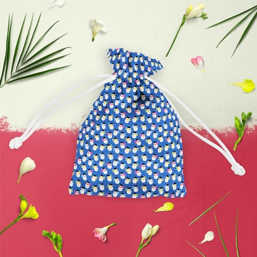 Image of ArtzFolio Snowman | Pouch Wrist Potli Bag | Bag for Weddings & Casual Parties