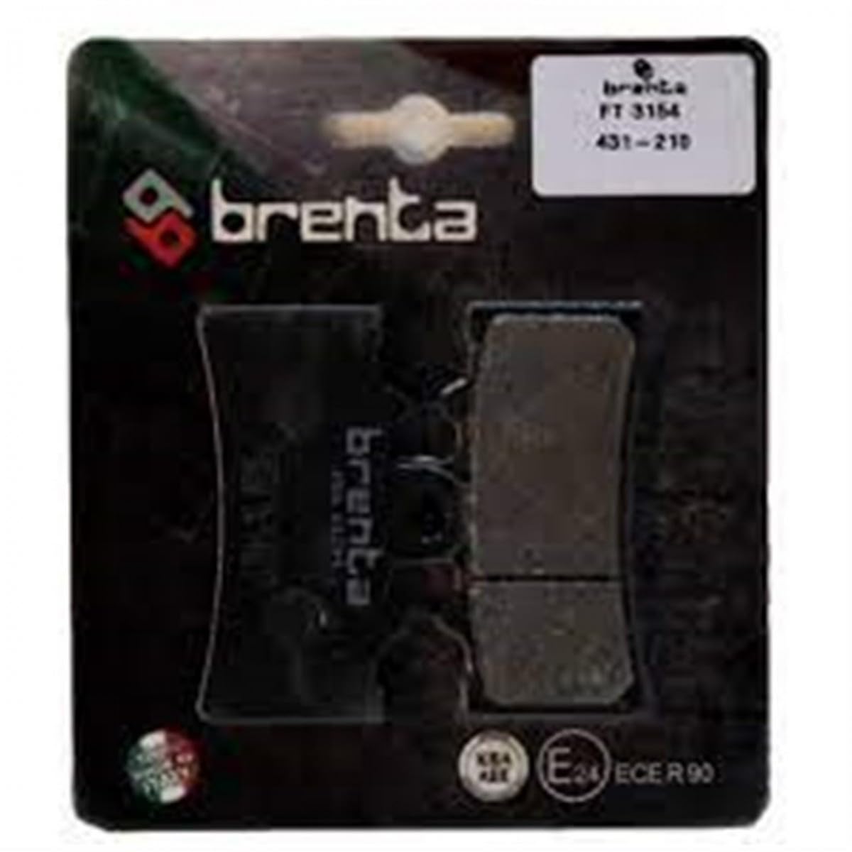 Brenta Organic Motorcycle Brake Pads for KTM Duke 125, DUKE 200, Duke 390