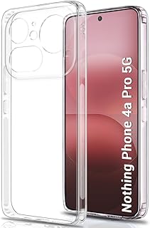 TheGiftKart Back Cover Soft Case for Nothing Phone 4a Pro 5G | Best Camera Protection | Inbuilt Dust Plugs & Anti-Slip Gri Price In India