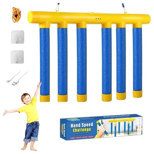 Upgrade Reflex Challenge Game - Drop The Stick, Catch All Drop Sticks Game, Hand Challenge, Hand Eye Coordination Reaction Training Toy, Adjustable Speed
