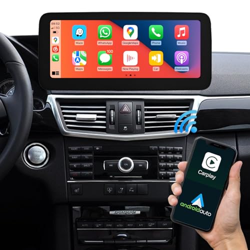 Carplay et Android Auto sans fil sur grand écran Road Top 12.3" Mercedes W212