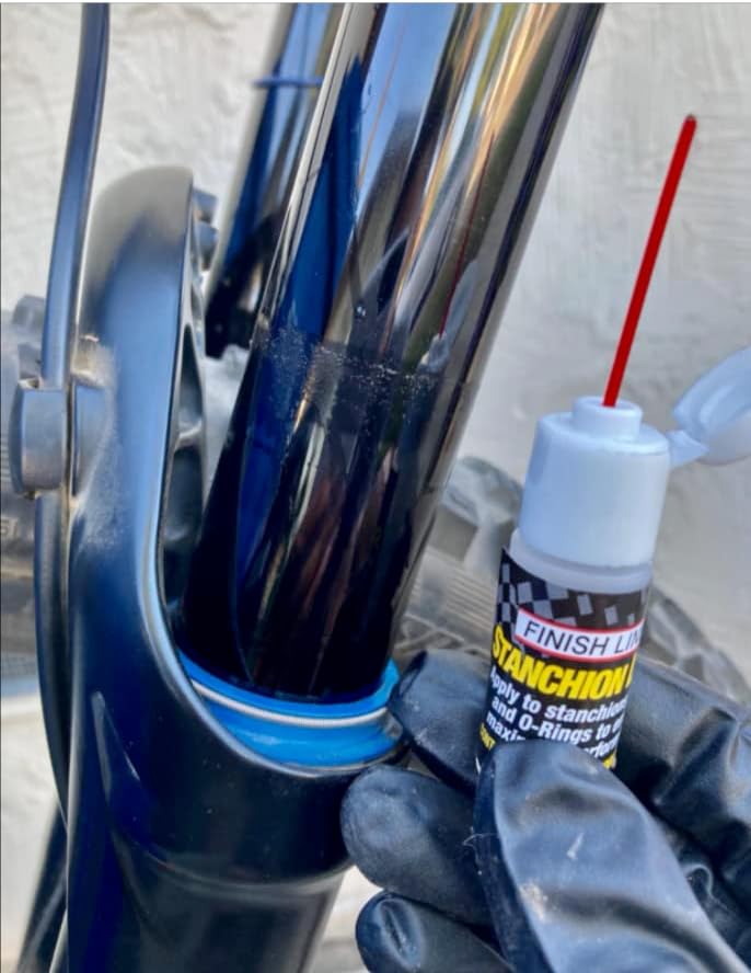 Finish Line Stanchion Lube / Pure Fluoro Oil 15gr Squeeze Bottle