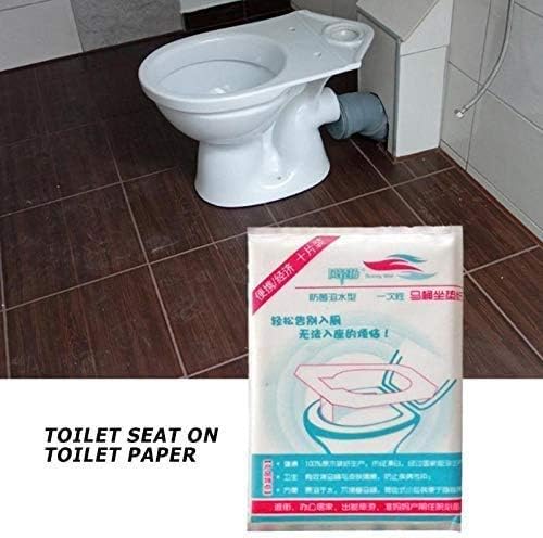 10pcs Disposable Toilet Seat Cover Home Travel Bathroom Toilet Paper Pads