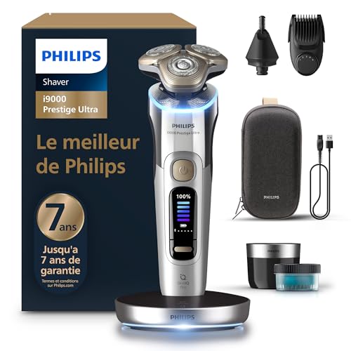 脱毛・除毛 PHILIPS i9000 Prestige Ultra XP9404/21 i9000 Prestige Ultra Wet&Dry Electric Shaver with SenseIQ