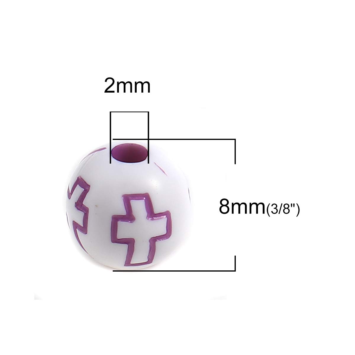 Craftdady 20 Cuentas De Platino Crucifijo Cruz Espaciador De Cuentas Pequeñas Tibetanas De Metal Para Cruz Sagrada Para Joyería Pulsera De Fabricación Agujero: 2 Mm