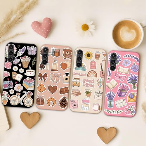 Image of COLORflow Back Cover Compatible with Samsung Galaxy S23 FE 5G | Pastel Dreams Collection Customized Back Cover Compatible with Samsung Galaxy S23 FE 5G