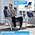 11-Piece Patio Furniture Set, Outdoor Patio Furniture with Fire Pit Table, Swivel Chairs Set, Thick Cushions, Modular Patio Sofa, Dual-Strand Wicker Rattan, Rust-Resistant Frame, Navy Blue