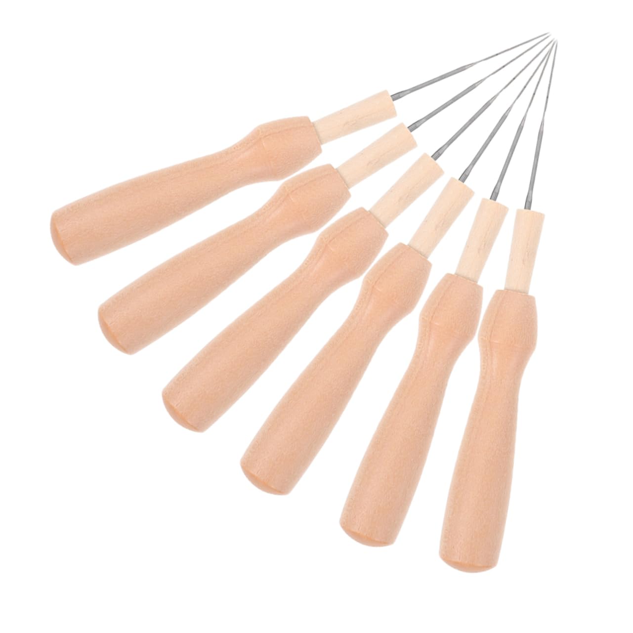 ERINGOGO 6Pcs Needle Felting Tools Portable Punch Needles for DIY Wool Felting Great for Beginners and Skilled for Textile Design and Creative Projects