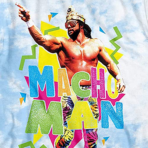 Wwe Mens Macho Man Shirt - Macho Man Randy Savage Superstar Tee - World Wrestling Champion Tie Dye T-Shirt (Tie Dye, Medium) #TOP1