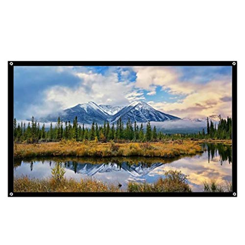 Pantalla de proyección plegable 4:3 de 100 pulgadas