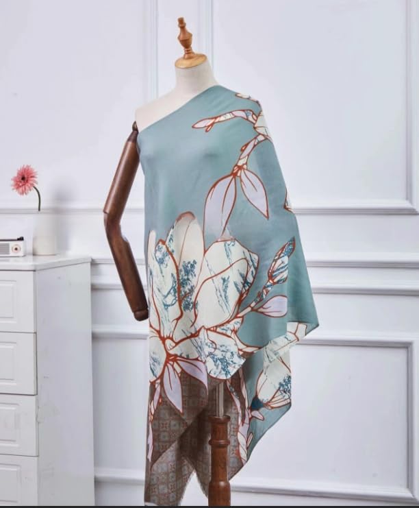 Cashmere-soft Mercerized wool Shawl Pashmina Lightweight Travel Wrap & Evening Scarf |Office |Wedding3