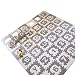 LACALA Children/Kids/Baby Puzzle Play Mat,36pcs White Grey,Train,Numbers,Letters/alphabets70.86 x 70.86"