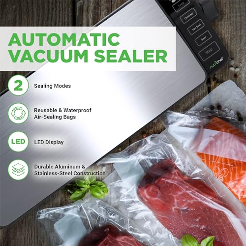 Save 65% on NutriChef Vacuum Sealer with Starter Kit - Image 4