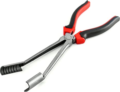 QWORK Car Spark Plug Wire Removal Pliers Tool, High Voltage Wire Clamp Spark Plug Wire Removal Pliers
