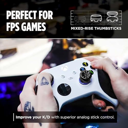 Image of KontrolFreek FPS Freek Galaxy Black for Xbox One and Xbox Series X Controller | 2 Performance Thumbsticks | 1 High-Rise, 1 Mid-Rise | Black (Limited Edition)