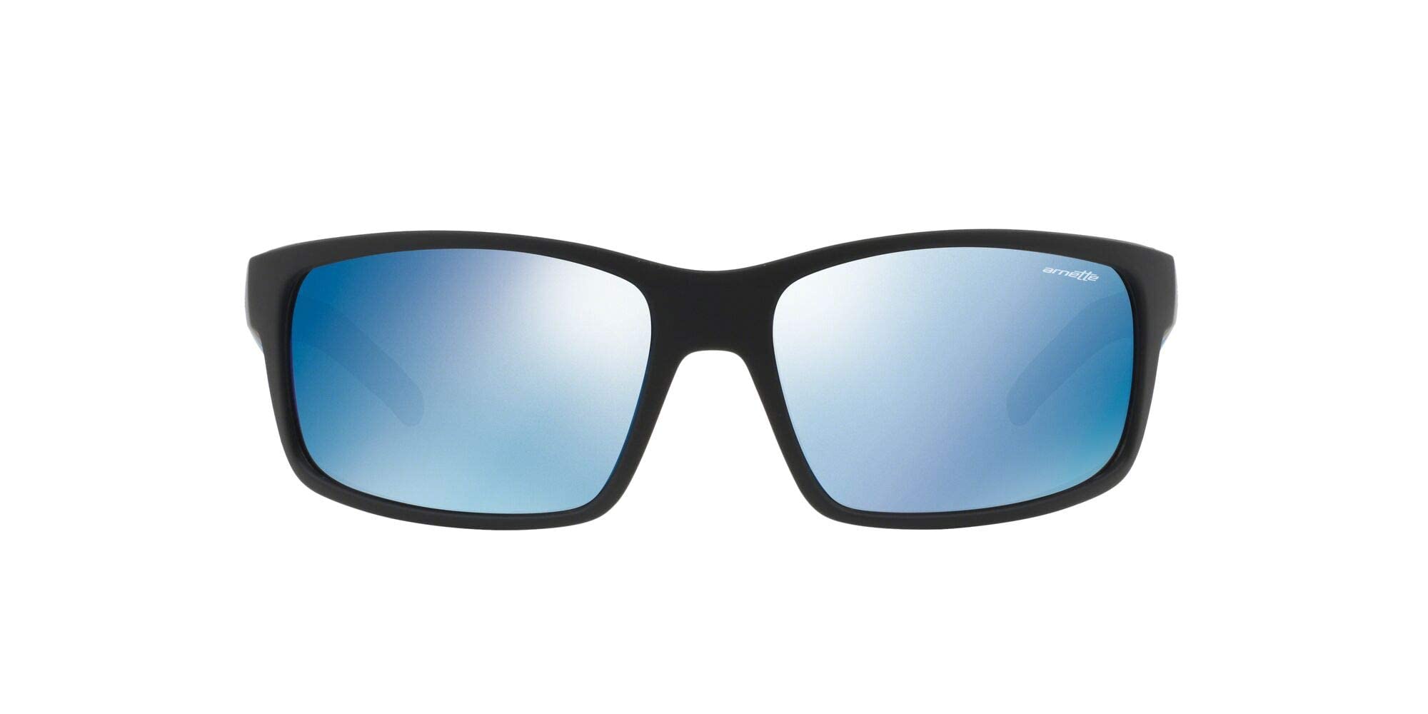 Men's 0AN4202 226855 62 Sunglasses, Fuzzy Black/Blueemirrorbluee