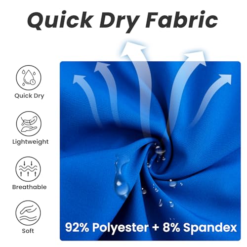 Image of HOdo Mens Swim Trunks with Mesh Liner 9 inch Quick Dry Swim Shorts Bathing Suits for Men Swimwear Board Shorts wiht Pockets