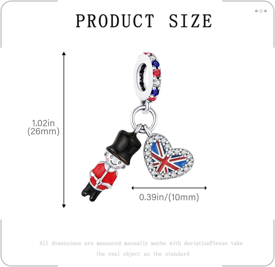 Plated Silver Bracelet Charm for Bracelet&Necklace Dangle Travel Bead Pendent Cute Japan Lady Justice Greek Goddess Souvenirs Beads Pendants DIY Jewelry for Women - Image 4