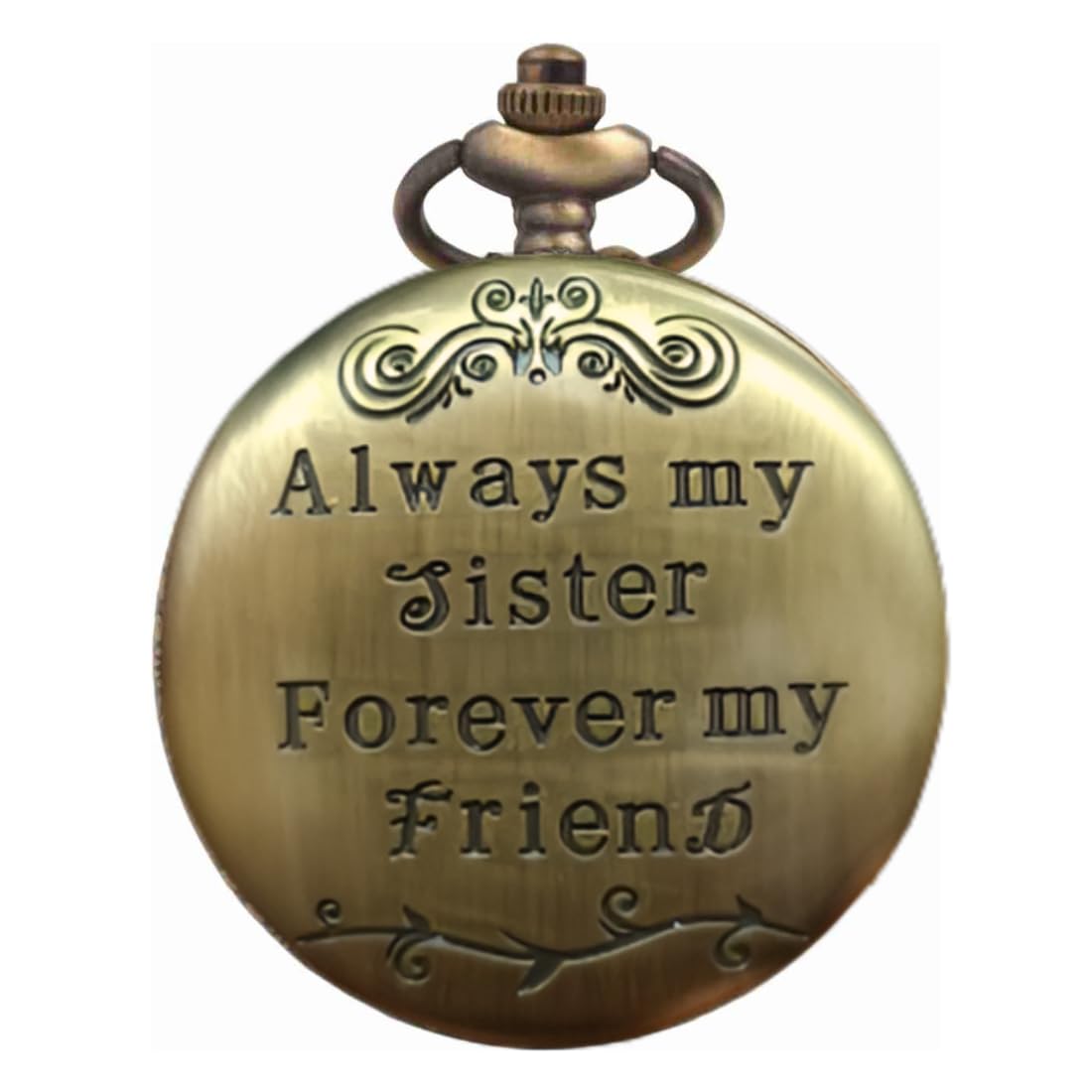 Pocket-Watch Keychain Creative Rakshabandhan Gifts, Birthdays Keychains Gifts for Brothers,Sisters,siblings and Friends, Unique Keyring-image-22