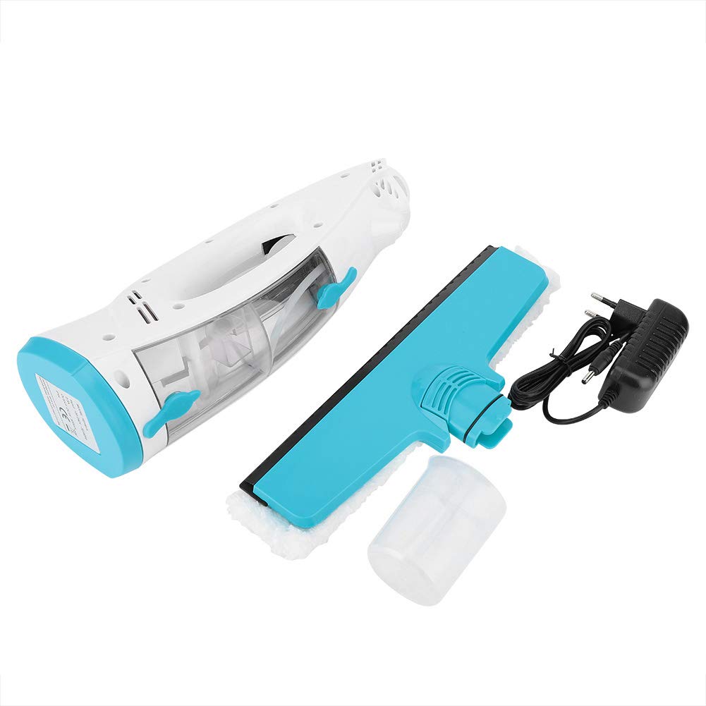 Limpiador de Ventanas 2 en 1, Aspirador Inal¨¢mbrico 10W Recargable, Port¨¢til y Eficiente para el Hogar, Dise?o Ahorro de Esfuerzo, Est¨¢ndar Europeo