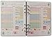 Ricambio per oganizer A5 con 6 anelli calendario settimanale (A5 Refill Food Diary)