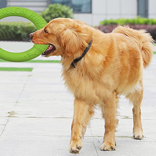 EUBEISAQI Hundering-Spielzeug für Aggressive Kauer | Unzerstörbares Hundekauspielzeug für Training und Zahnreinigung,Floating Dog Disc Toys, Sommer-Haustiertraining Outdoor-Hundekauspielzeug