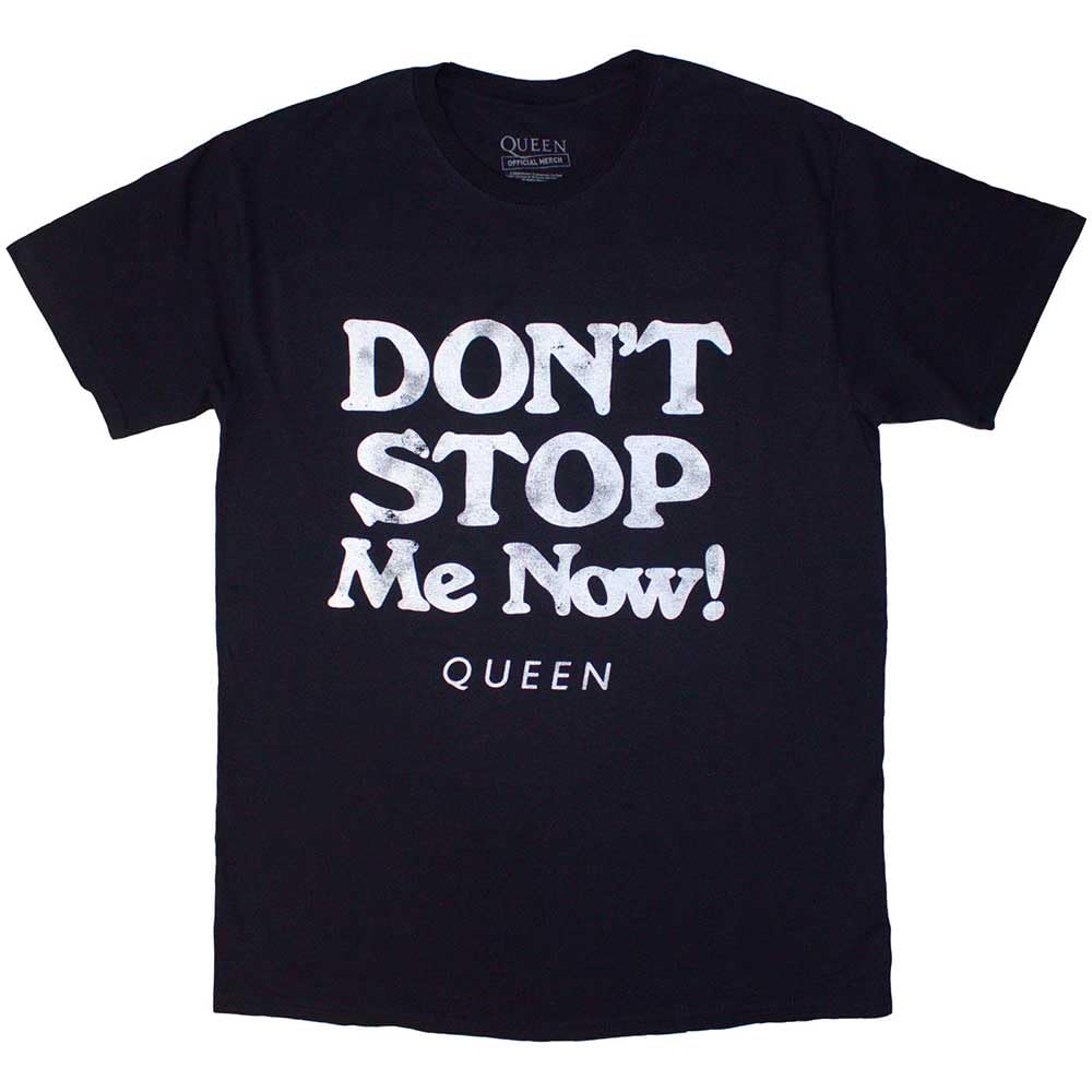 Queen - Licensed T-Shirt - "Don't Stop Me Now" - Navy - XL