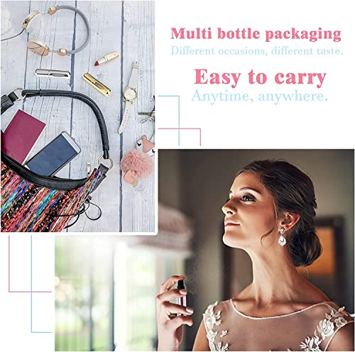 5ml Parfümzerstäuber, 4 Stück Mini Nachfüllbar Parfüm Flaschen, Sprühflasche mit Fenster für Flug Reise, Ferien… - Image 7