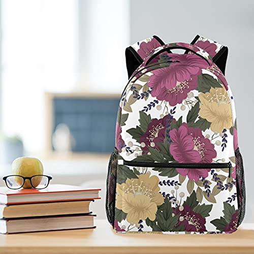 Sac à dos décontracté tournesol femme multicolore en toile souple