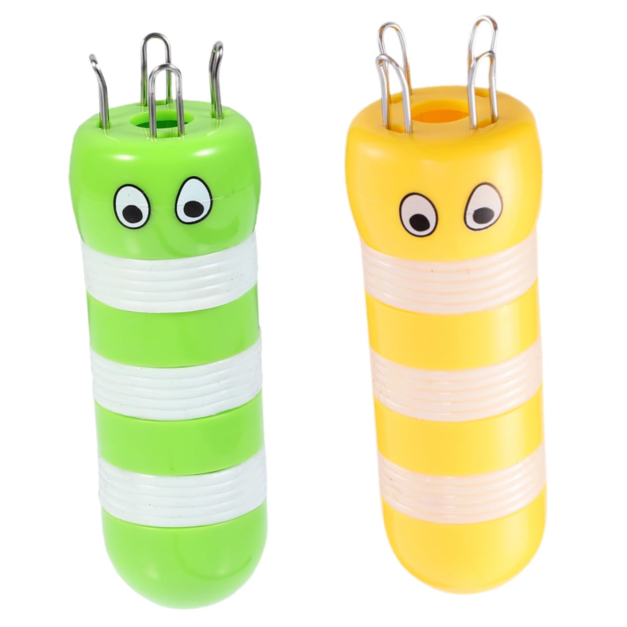Gadpiparty 2Pcs Cartoon Bee Shape Knitting Accessory Kit Durable Plastic Handy Yarn Winding Machine Beginner Friendly Braiding Tool for Craft Projects