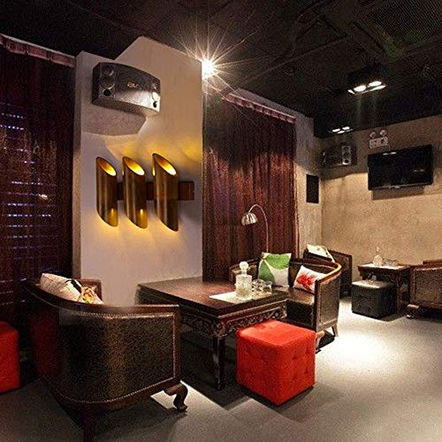 Lampe murale en bambou rétro réglable E14 luminaire rustique - 3