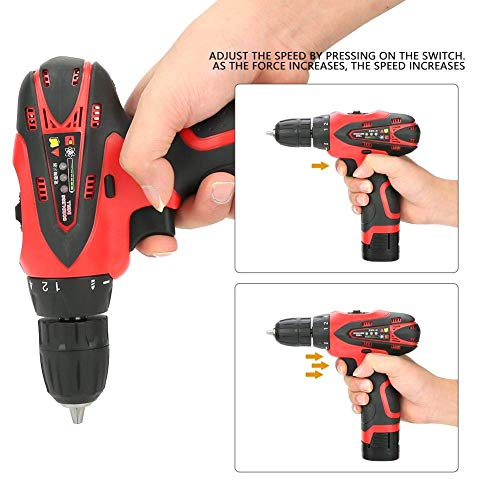 WEI-LUONG Tools 16.8V Akku-Schrauber, wiederaufladbare Lithium-Batterie-Hand drahtlose elektrische Bohrmaschine Elektro-Schrauber Einschlag – Bild 8