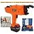 WUPYI Rebar Tier Tying Machine,Automatic Handheld Rebar Tier Tying Reinforcing Steel Strapping Machine Tool Kit,Steel Bar Rod Tying Binding Tool,for 30mm- 60mm,Charger,US STOCK